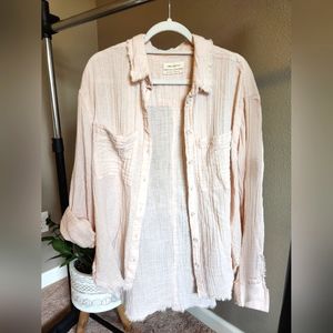 Urban Outfitters gauzy button down